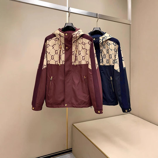 Spring 2025 New Hooded Wide Edition High-end Jacket Super Explosive Fashion European Station Big Brand Men's Fashion Men