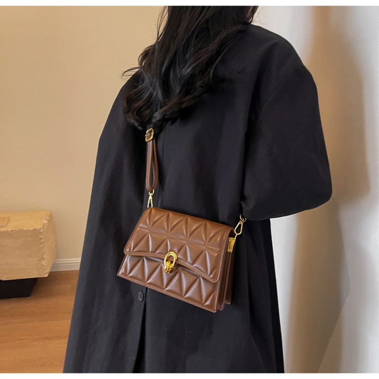 High End Handbag For Women In Winter 2023, New Versatile Single Shoulder Crossbody Bag, Niche Design For Women's Small Square Bag_voghion.com