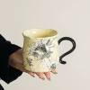 Medieval Big Belly Cup-Purple Rhyme Flower Realm