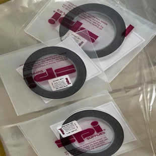 Double-Sided Carbon Conductive Tape Plastic Core Spi American Double-Sided Carbon Conductive Tape High Viscosity Insulation Anti-Static