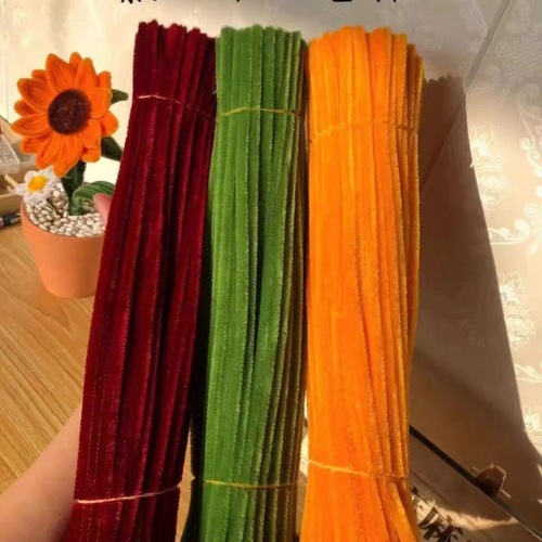 Colorful Twisty Sticks Versatile Hair Ties for Kids DIY Flower Bouquet Materials Non-Falling Wholesale