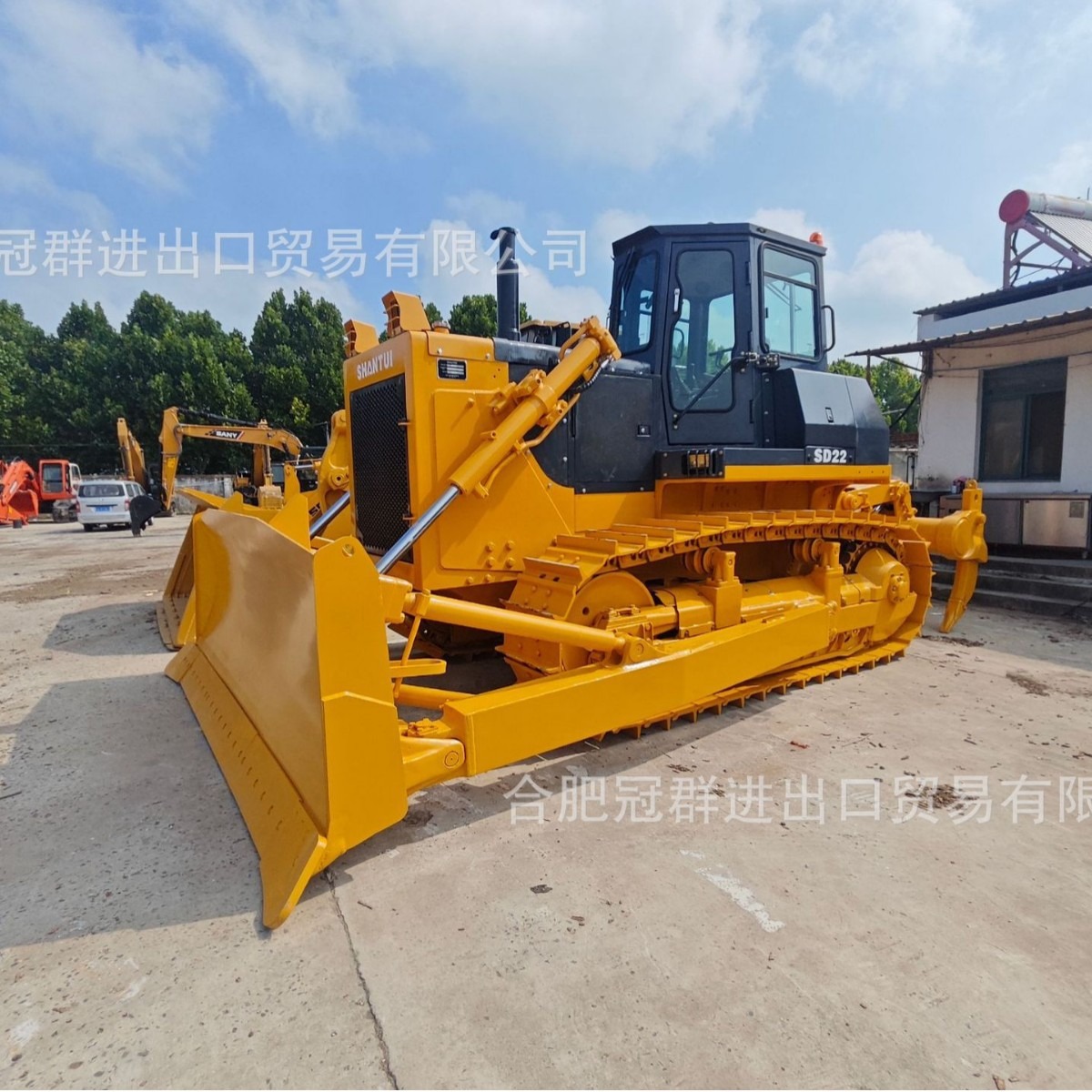 SHANTUI montaña empujador SD22 bulldozer carbón diesel rastreo multifuncional máquina de remoción de nieve sitio de construcción image 5