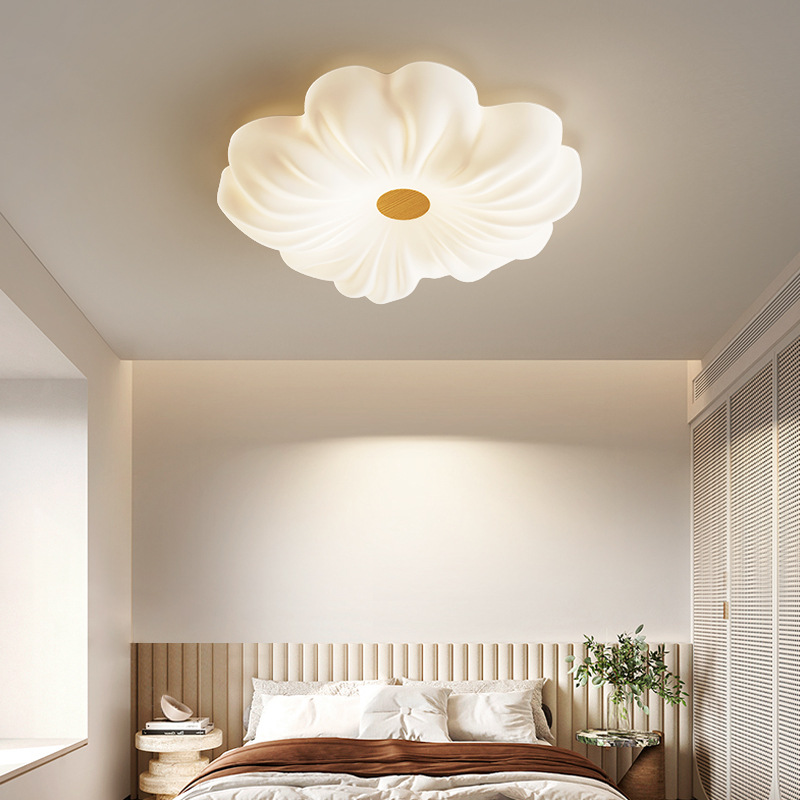 Lámpara de techo estilo francés color crema para sala de estar, modelo nuevo 2026, moderna y minimalista para dormitorio, iluminación Zhongshan 293L
