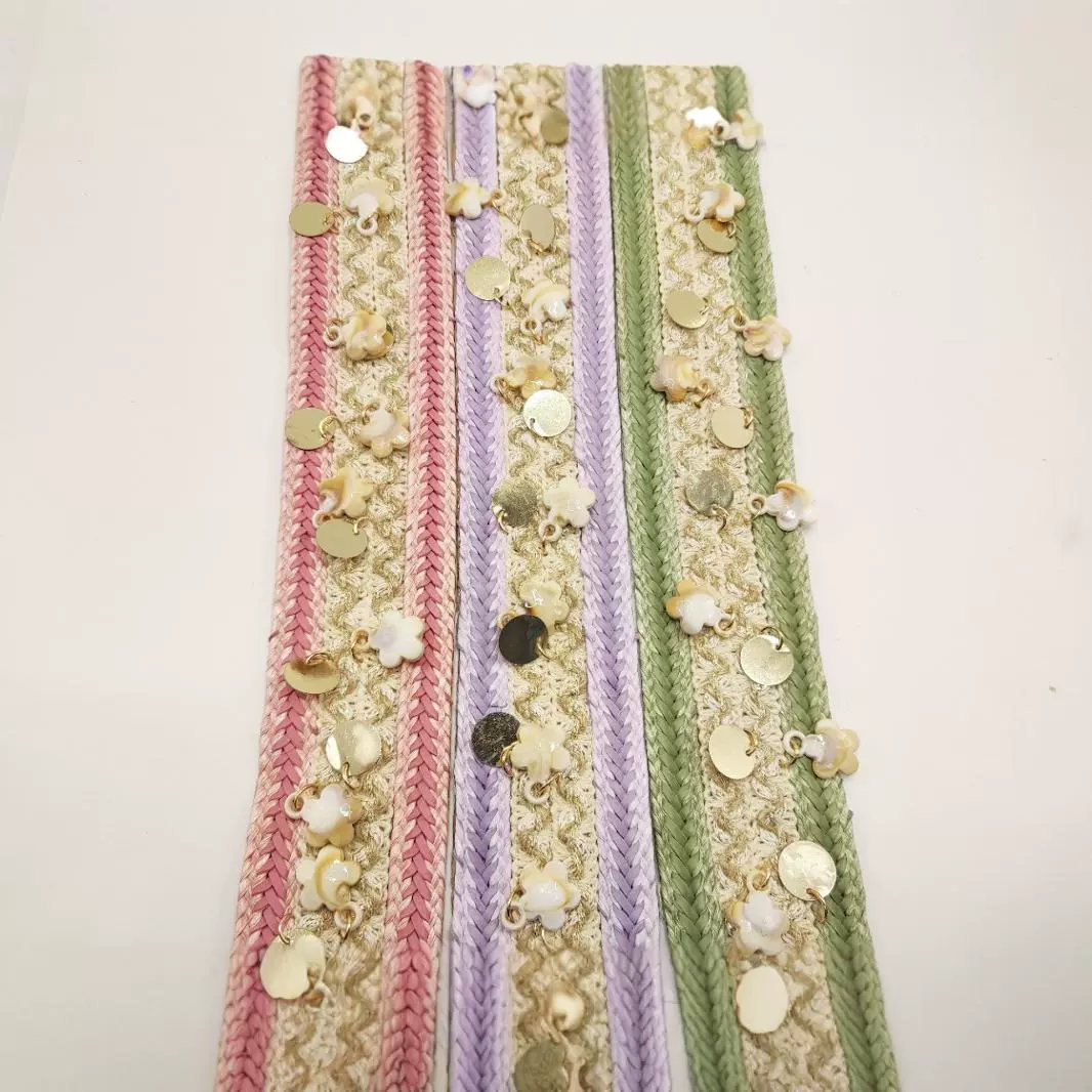 Национальная богемная одежда с аксессуарными материалами ручной работы бисер пеньковый шпагат