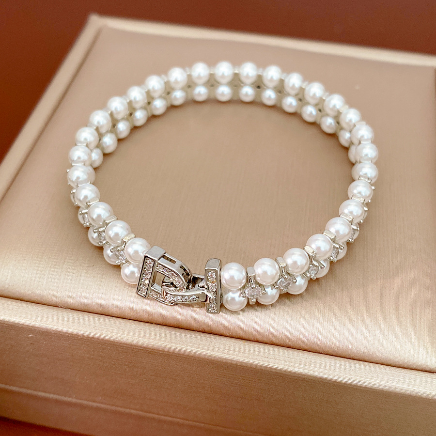 Brazalete - Plata - Blanco