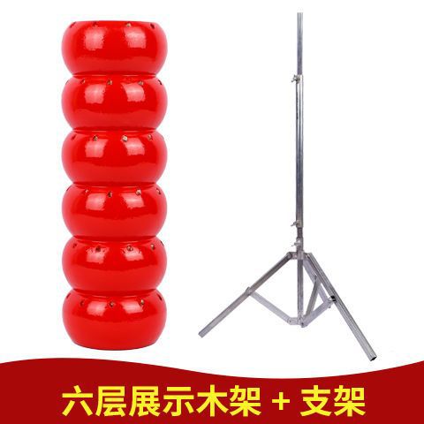 6 층 나무 대상 + 삼각대