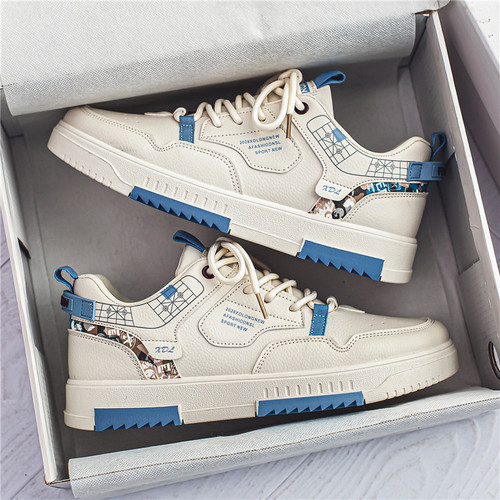 Men's shoes spring and summer breathable 2024 new men's all-match white sports trendy shoes increase student Internet celebrity casual sneakers