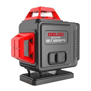 Delixi Electric Level Meter Strong Light 12-Line Green Light High-Precision Outdoor Wall-Mounted Infrared Laser Level Meter