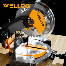 WELLOO1800W高精度锯铝机木材金属斜切割机多功能切角机MTS61255
