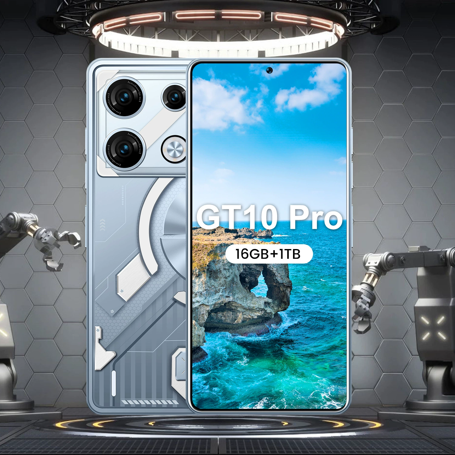 Новый кросс-бордер GT10 Pro мобильный телефон spot 16+1T Android внешний торговый источник фабрика цена (爆款)