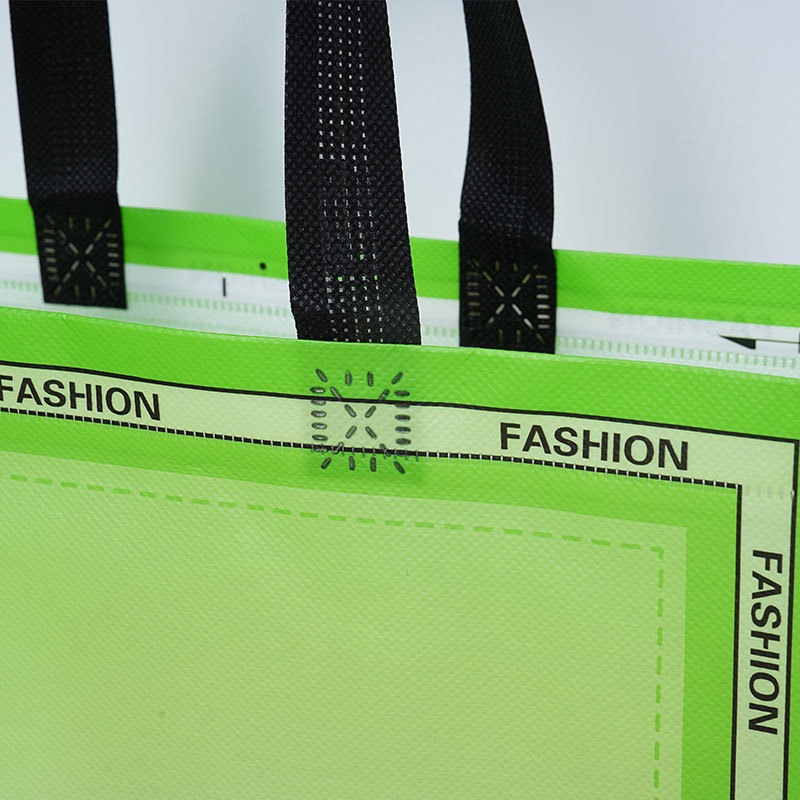 Bolsa de mano de moda de ropa revestida, bolsas de compras ecológicas personalizadas, bolsas de compras para hombres y mujeres con logotipo imprimible
