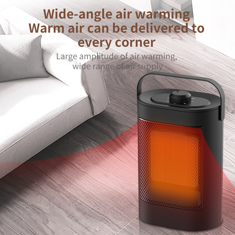 Cross-border new desktop heater instant heating electric heater PTC ceramic heater left and right shaking head heater