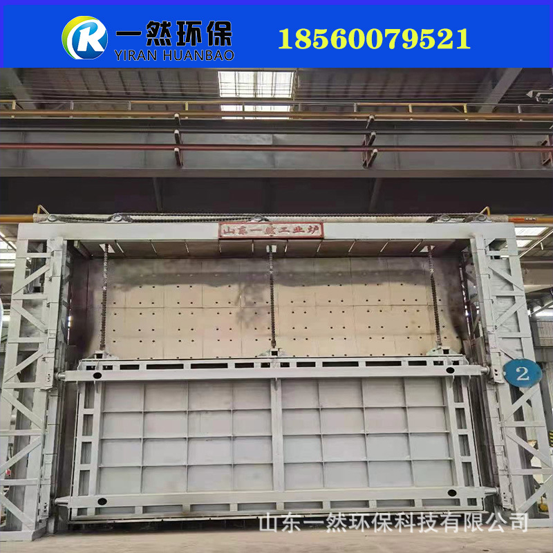 湖南天然气锻造加热炉厂家 热处理台车炉现场施工