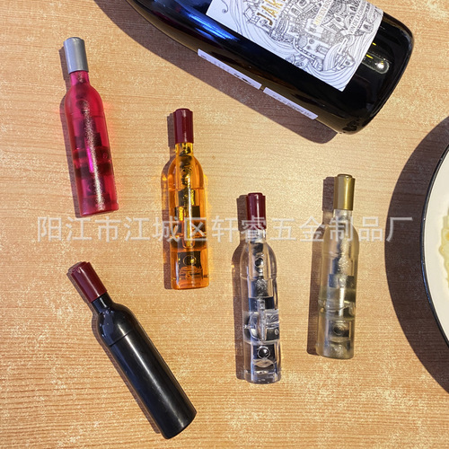 Wine Opener Bottle Shaped Special Gift Plastic Bottle Body Magnetic Refrigerator Beer Opener Wholesale