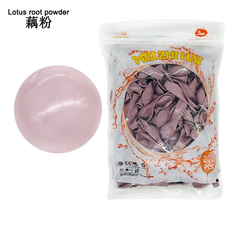 Globo de fiesta de boda de decoración de bola de 5 pulgadas, globo transparente de látex, juego al por mayor, puesto de empuje de globo de cumpleaños