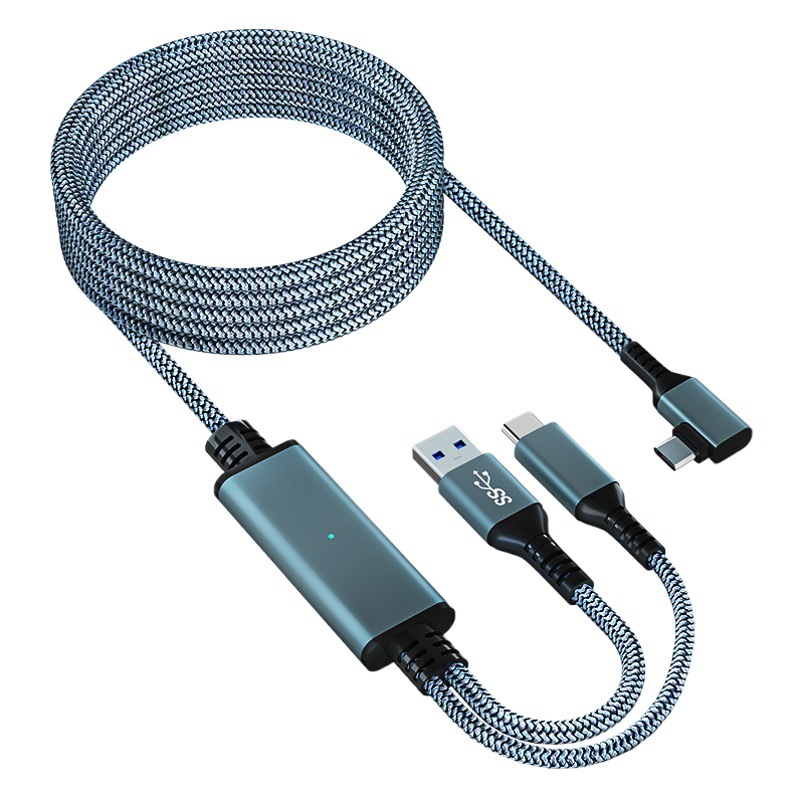 Nuevo VR enlace streaming cable de datos usb3.2 5Gbps carga rápida sin pérdida de potencia universal tipo-C VR gafas