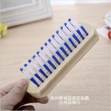 双色方木衣刷鞋刷板刷木洗衣刷精制刷子多功能鞋刷子两元店货源批