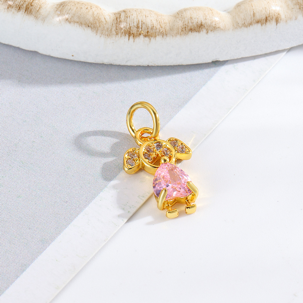 2g Weight Pendant Jewelry Making Type 8*18mm Jewelry Making Size Zircon Inlay Material DIY Jewelry Accessories Classification 1 Piece Quantity Copper Material Human Pattern Polished Finish Inlay Design Shiny, IG Style Style 1 Piece 8*18mm Copper Zircon Human Polished Pendant 29