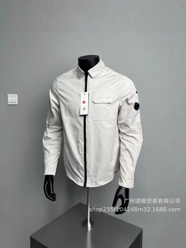 25跨境外贸春秋CP口袋印花眼镜男女同款拉链卫衣帽衫外套休闲衬衫|undefined