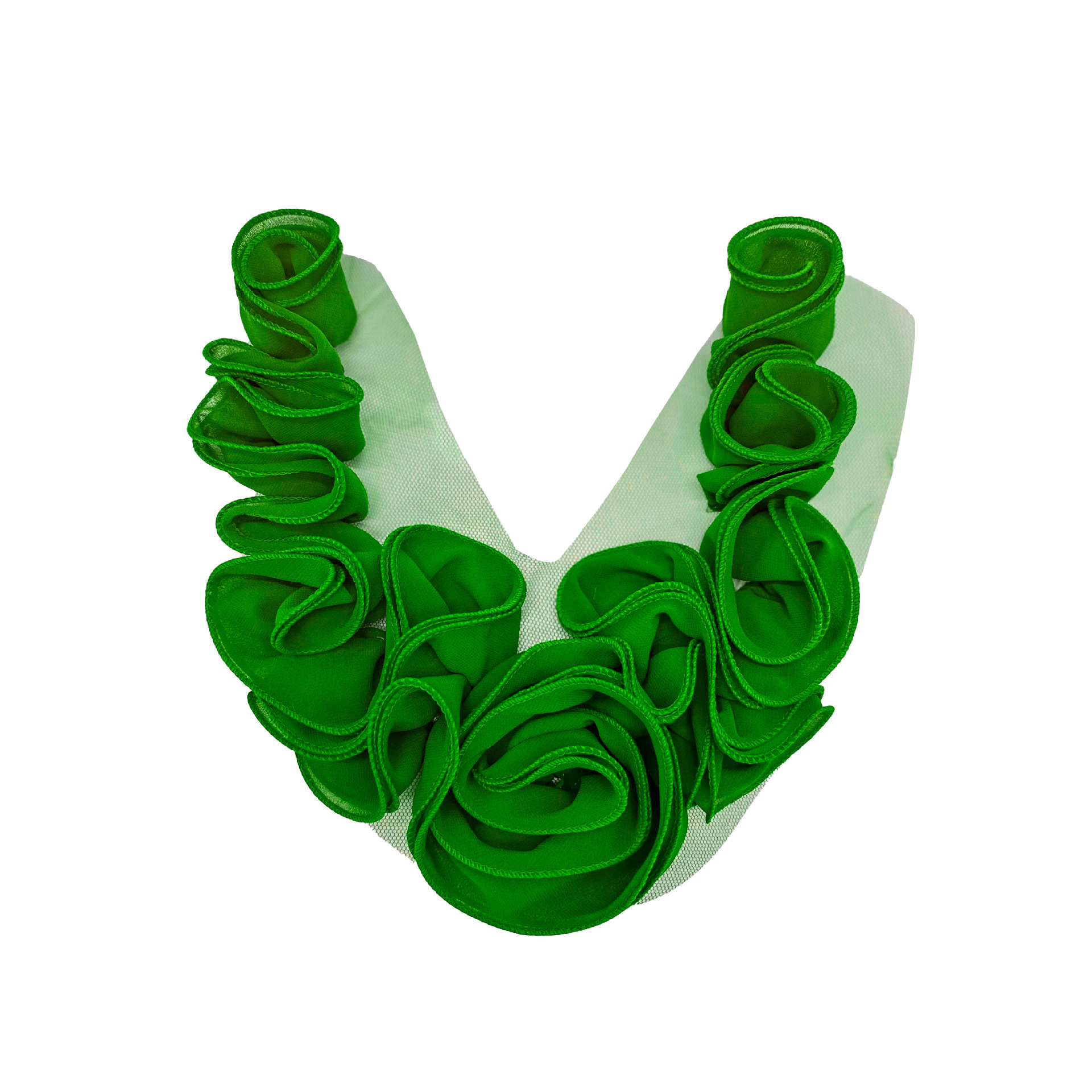 Europa y los Estados Unidos venden a mano tridimensional flor de tela de pliegue flor vestido de baile vestido accesorios de decoración