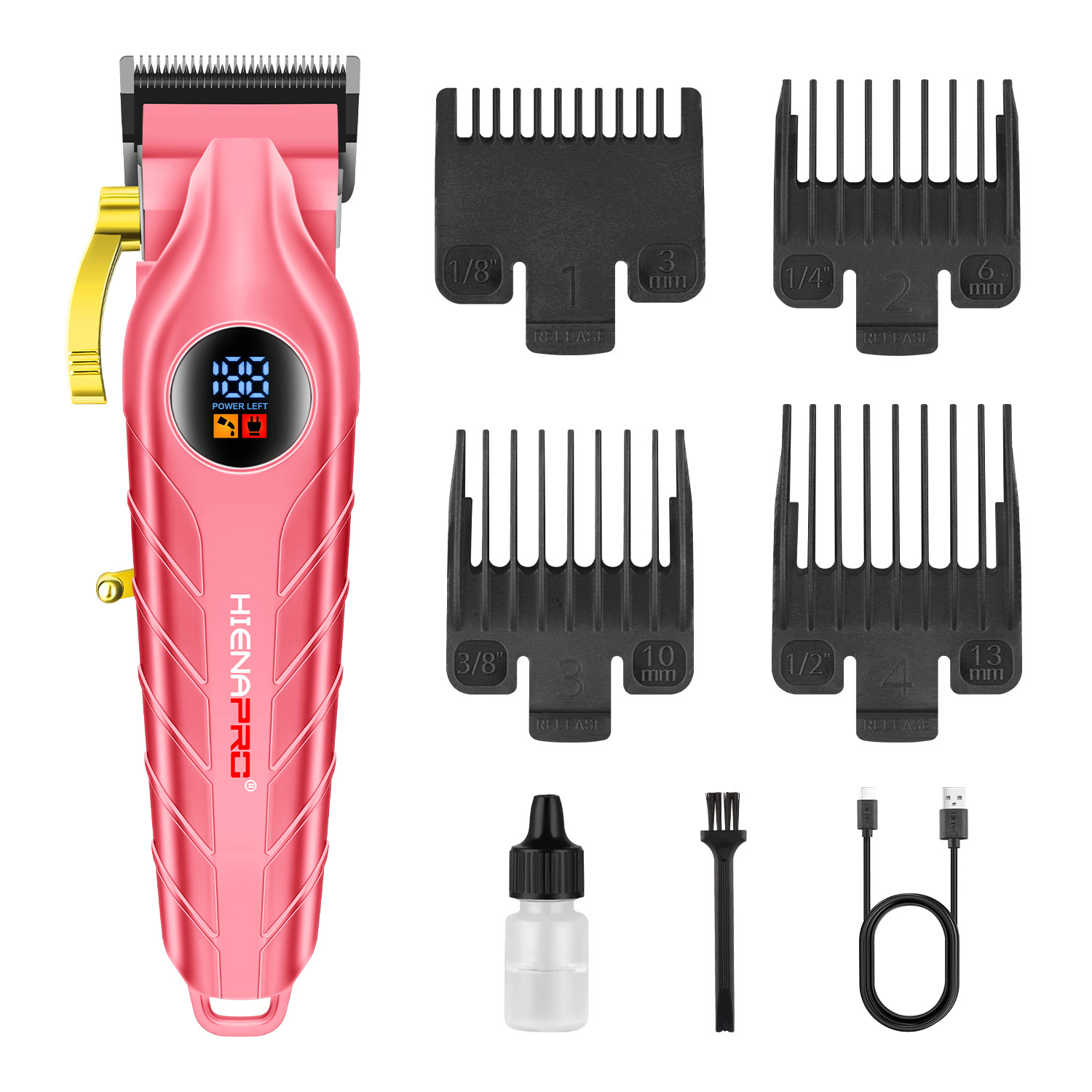 usb cortador de pelo eléctrico doméstico de alta gama cortador de pelo eléctrico recargable transfronterizo afeitador calvo venta galvanizado