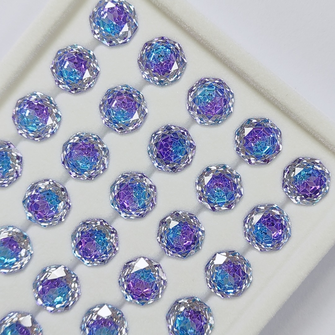 보라색 밤 별빛