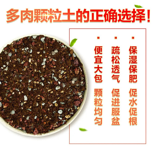 Devodo succulent soil imported peat planting soil potted plant succulent particles Qianmo soil universal pure particles