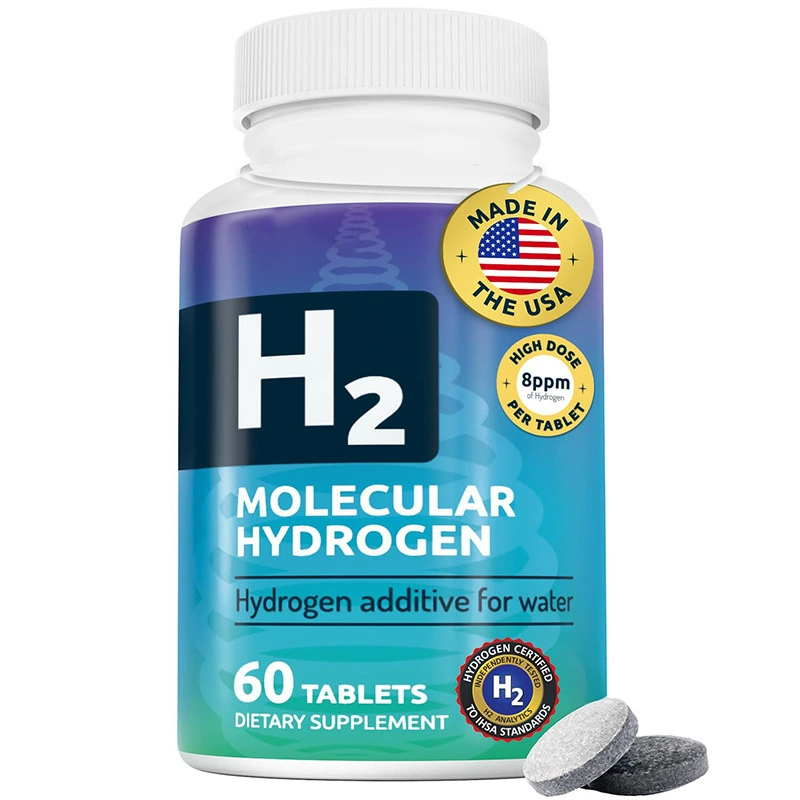 Новый продукт, бесплатная доставка TK Amazon, популярные таблетки с водородной водой H2 (60 таблеток), производитель MOLECULARHYDROGEN.