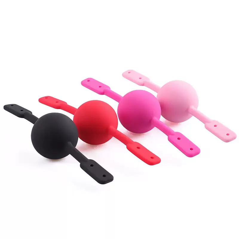 硅胶口球口塞另类玩具夫妻调情开口器黑色成人情趣性用品口塞批发