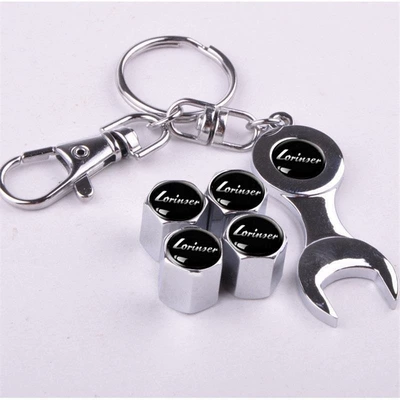 valve Valve Core Cap - wrench-silver-laurenz-4-pieces
