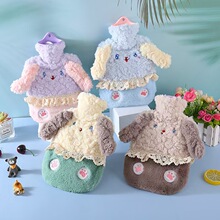 启迪星 PVC充水热水袋可爱卡通毛绒布套暖手宝女暖肚子注水暖水袋