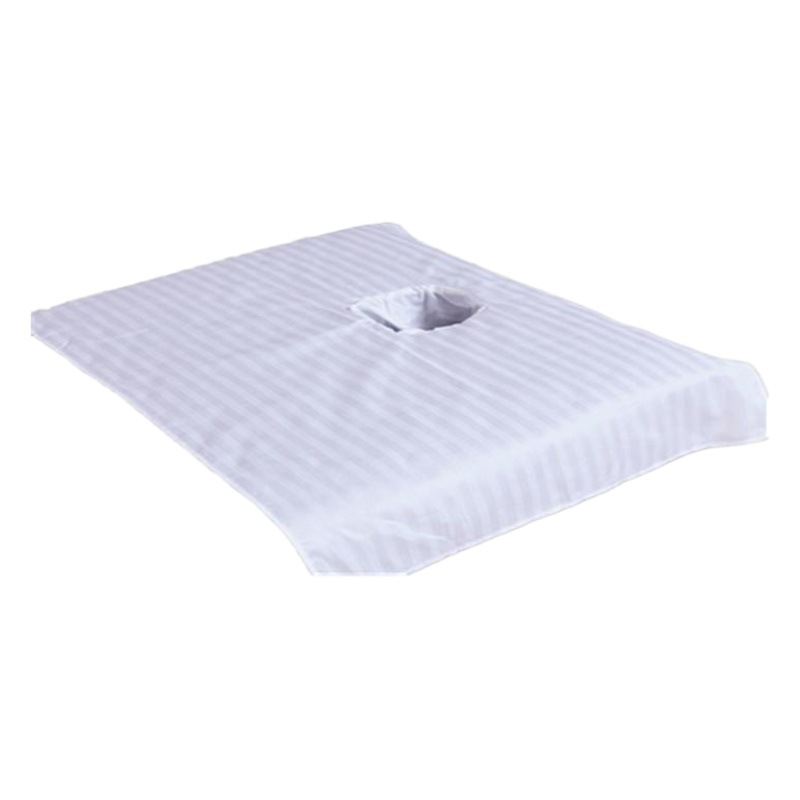 Cotton Beauty Salon Hole Towel, Scarf, Massage Towel, Cotton Massage Stripesd Quilt, Cotton Cloth Wholesale Can Be Ordered