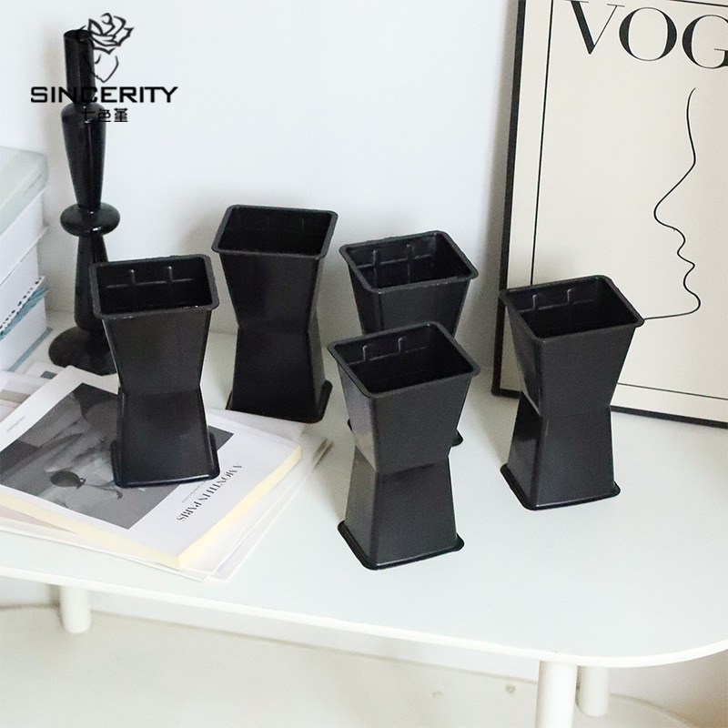 Siete colores, mini muelle cuadrado, paquete de flores, artefacto de flores, nuevo arreglo floral cuadrado, ramo de flecha, floristería, bolso floral