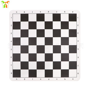 Spot Pu Leather Chess Board Foldableable Soft Leather Chess Board for Beginners Easy to Store Chess Board