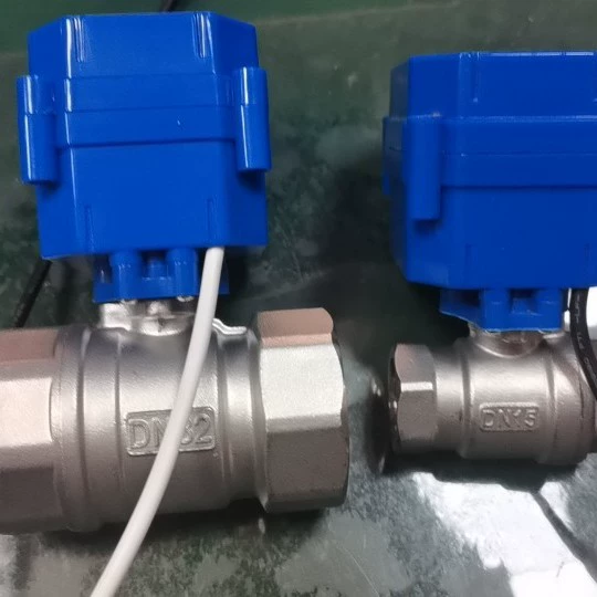 Dihai DN8 из нержавеющей стали миниатюрный электрический шаровой клапан сброса питания трехпроводный двухпроводный тип управления трехпроводный тип управления