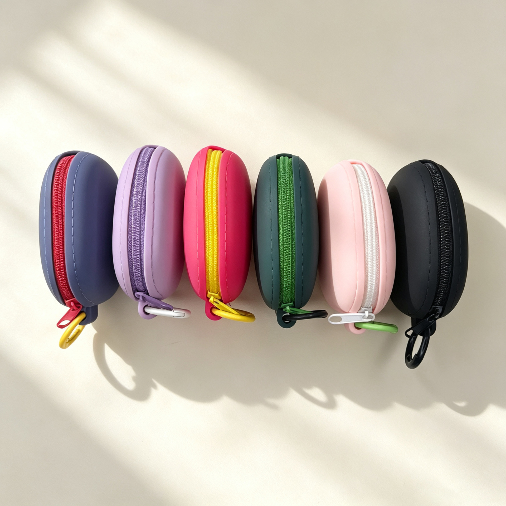 适用苹果Airpods1/2/3/4/Pro2/Pro3拉链蓝牙保护套耳机壳收纳袋