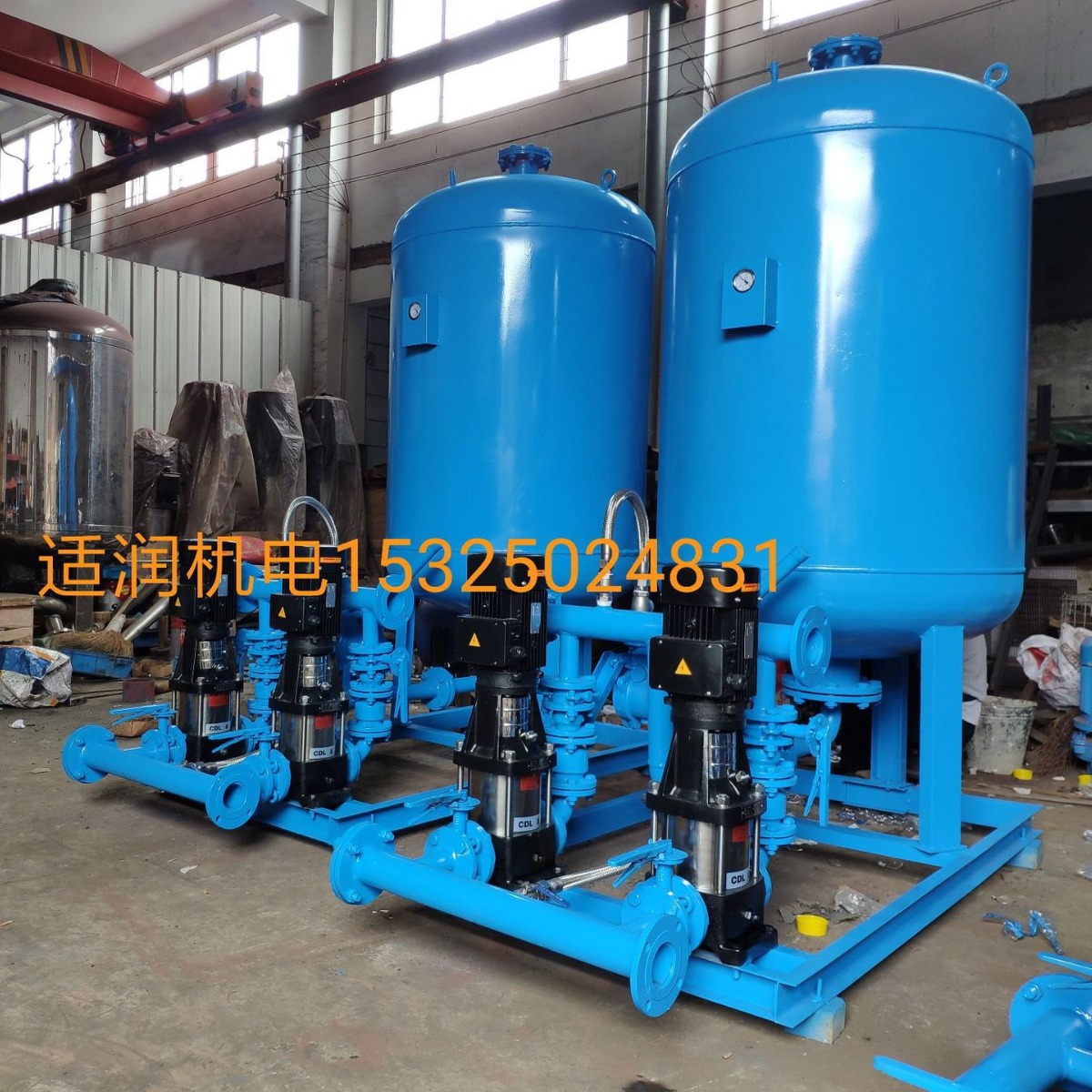 厂家直销手摇泵节能增压生活供水机组电动手动增压