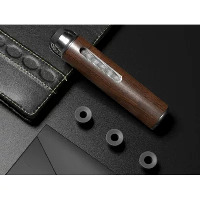Anti-Fly Ash Smoke Cover for Vehicles, Car ashtray - natural-walnut-color2-pack-with-3-sizes-of-cleaning-paste-for-pipe-mouthpieces-coarse-medium-fine