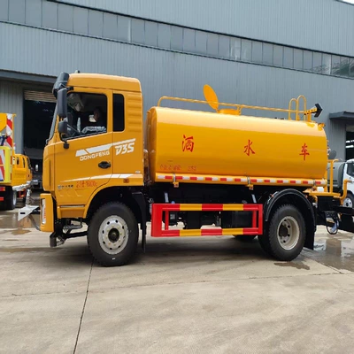 Dongfeng 12-Ton Engineering Yellow Sprinkler Suvarma maşınları