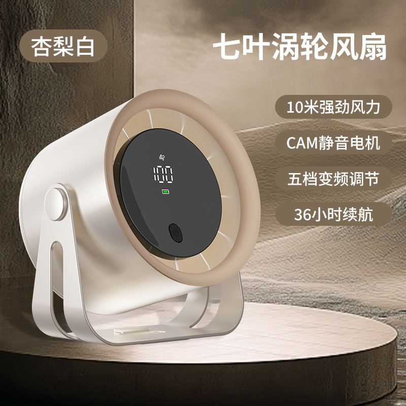 Modelo privado escritorio pequeño ventilador dormitorio sacudiendo la cabeza escritorio USB carga portátil oficina hogar silencioso pequeño ventilador regalo