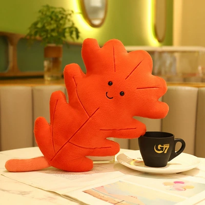 Oyuncaq yastıqlar – Stuffed Doll - red-leaf-pillow-2736cm-025kg-as-shown-in-the-picture