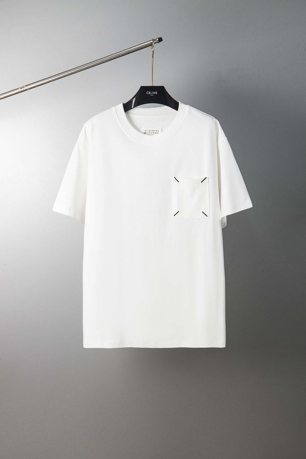 クロスボーダーメゾンマルジェラマジラデジタルプリントMM6純綿高品質男性tシャツ女性半袖潮