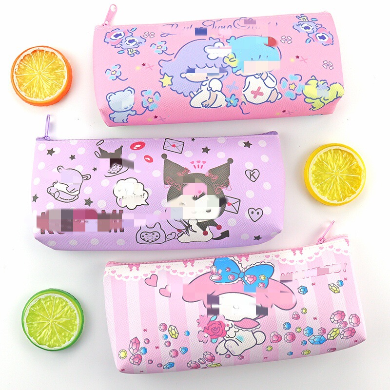 Cartoon Puppy Large-Capacity Pencil Bag Xiaoku Xiaomei Pu Single-Layer Stationery Bag Stationery Storage Bag Doll Machine