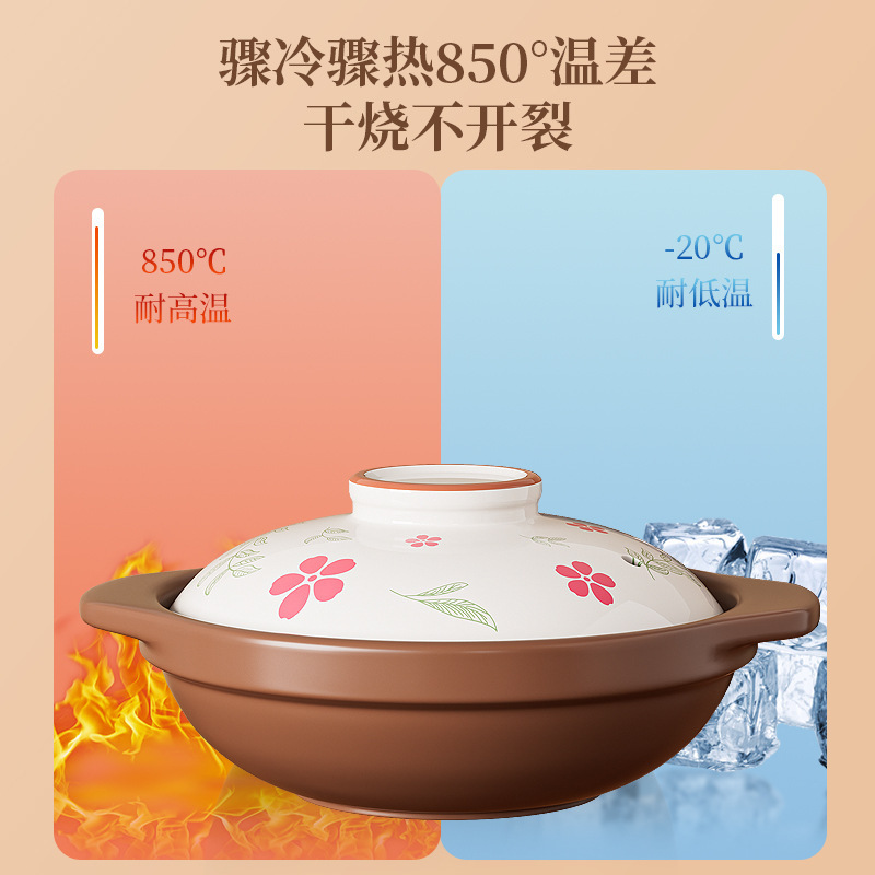 浅口土鍋、高温耐性、乾燥焼けても割れない、陶器土鍋、乾鍋、小型土鍋、ガスコンロ専用|undefined