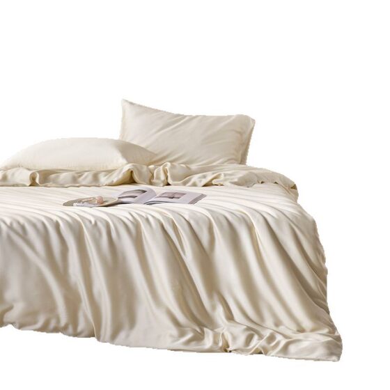 Class A Maternal and Infant Grade 100 Lanjing Tencel Single Bed Sheet Bed Cover for Naked Sleeping Double-sided Cool Lyocell Single Quilt Cover