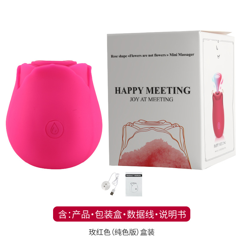 Rose Chucker Meet Huevo Femenino Vibrator Masturbador Teppos Tease Adultos al por mayor