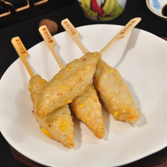 Baiteng's "Golden Corn on the Cob" Dried Food for Oden, Japanese Convenience Store Fish Balls, Instant Spicy Hot Pot Balls, Hot Pot Ingredients