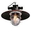 Country retro fashionable ceiling lamp for living room, lantern, lights, American style