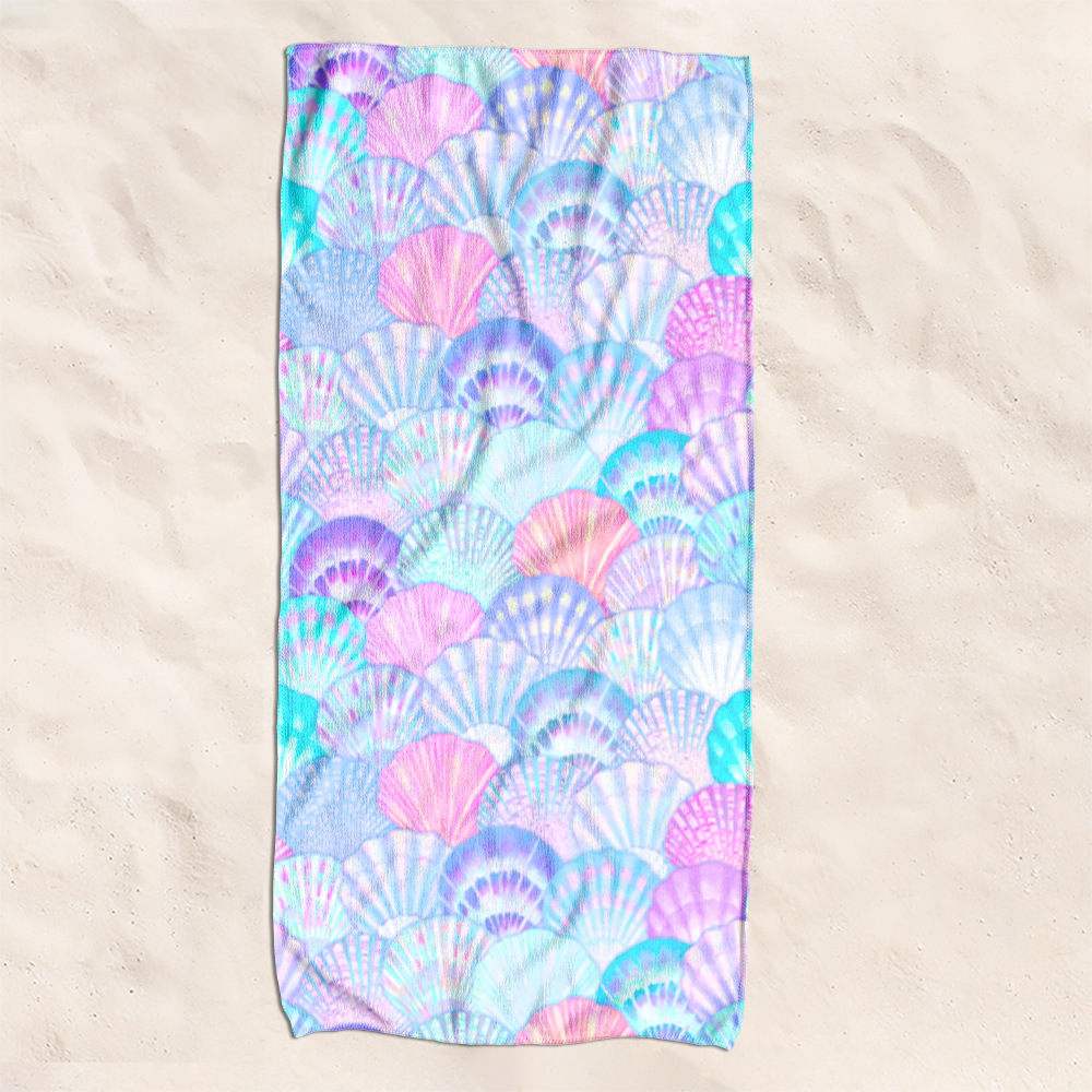 Toallas de playa transfronterizas para nadar toallas de baño de playa baño acondicionamiento físico para hombres y mujeres toallas de secado rápido convenientes