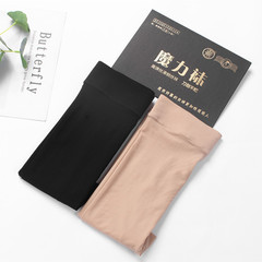 2021 New Spring and Autumn Steel Wire Socks Anti-Slip Waist Cincher High-Waist Women's Thin Anti-Pick Socks Leggings